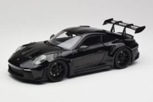Porsche 911 992 GT3 RS Schwarz & Schwarz Felgen Concept Minichamps 1:18 911992003 Druckguss