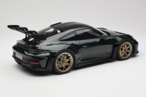 Porsche 911 992 GT3 RS Jet Green Metallic Black Norev 1:12 127532 Druckguss — Bild 2 von 6
