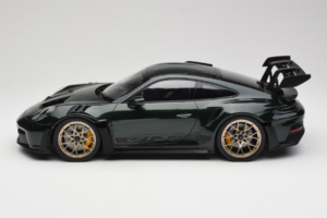 Porsche 911 992 GT3 RS Jet Green Metallic Black Norev 1:12 127532 Druckguss — Bild 3 von 6