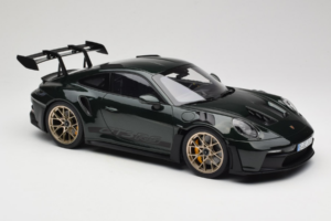 Porsche 911 992 GT3 RS Jet Green Metallic Black Norev 1:12 127532 Druckguss — Bild 4 von 6