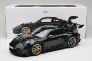 Porsche 911 992 GT3 RS Jet Green Metallic Black Norev 1:12 127532 Druckguss — Bild 6 von 6
