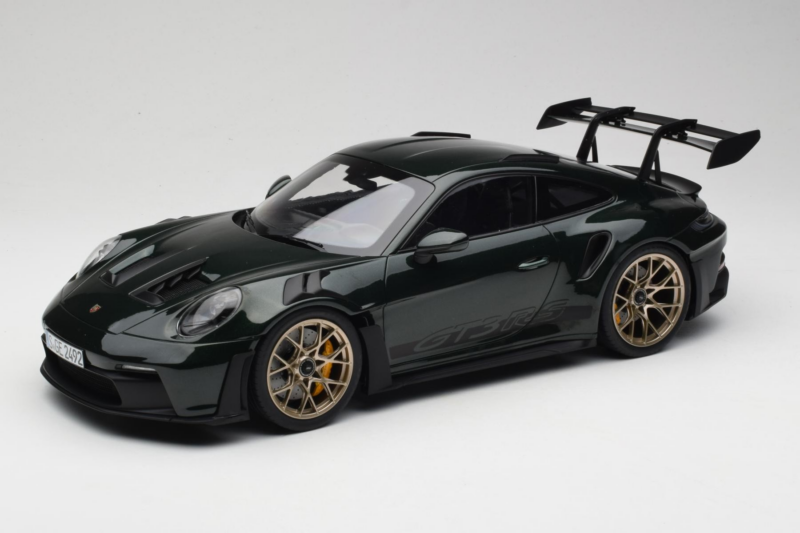 Porsche 911 992 GT3 RS Jet Green Metallic Black Norev 1:12 127532 Druckguss