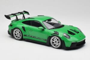 Porsche 911 992 GT3 RS Python Grün & Silberne Räder & Schwarzes Dekor Minichamps 1:18 153062235 Druckguss — Bild 4 von 6