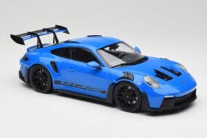 Porsche 911 992 GT3 RS Shark Blau & Schwarze Räder Minichamps 1:18 153062233 Druckguss — Bild 4 von 6