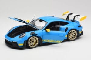 Porsche 911 992 GT3 RS Shark Blau & Gelb Decor Concept Minichamps 1:18 911992001 Druckguss — Bild 2 von 8