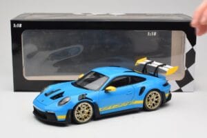 Porsche 911 992 GT3 RS Shark Blau & Gelb Decor Concept Minichamps 1:18 911992001 Druckguss — Bild 8 von 8