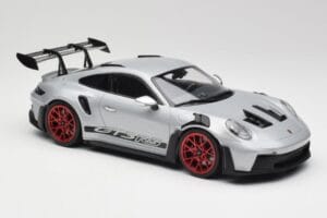 Porsche 911 992 GT3 RS Silber & Rote Räder Minichamps 1:18 153062241 Druckguss — Bild 4 von 6
