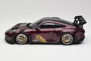 Porsche 911 992 GT3 RS Ultraviolett & Silber Räder Minichamps 1:18 110062029 Druckguss — Bild 4 von 8