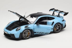 Porsche 911 992 GT3 RS Weissach Pack Gulf Blue Norev 1:18 187367 Druckguss — Bild 2 von 8