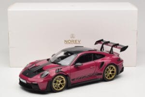 Porsche 911 992 GT3 RS Weissach Package Ruby Star Norev 1:18 187370 Druckguss — Bild 8 von 8