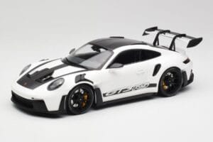 Porsche 911 992 GT3 RS Weiß & Schwarze Räder Minichamps 1:18 155062230 Druckguss