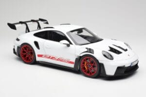 Porsche 911 992 GT3 RS Weiß & Pyro Rot Norev 1:12 127530 Druckguss — Bild 4 von 6