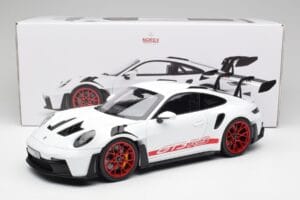 Porsche 911 992 GT3 RS Weiß & Pyro Rot Norev 1:12 127530 Druckguss — Bild 6 von 6