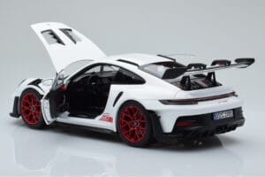 Porsche 911 992 GT3 RS Weiß Pyro Rot Norev 1:18 187352 Druckguss — Bild 5 von 8