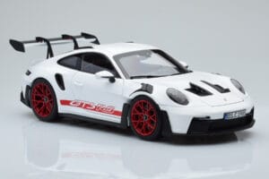 Porsche 911 992 GT3 RS Weiß Pyro Rot Norev 1:18 187352 Druckguss — Bild 6 von 8