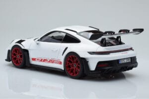 Porsche 911 992 GT3 RS Weiß Pyro Rot Norev 1:18 187352 Druckguss — Bild 7 von 8