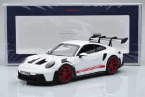 Porsche 911 992 GT3 RS Weiß Pyro Rot Norev 1:18 187352 Druckguss — Bild 8 von 8