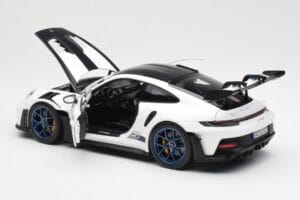 Porsche 911 992 GT3 Weissach Package Weiß & Indigo Blau Norev 1:18 187353 Druckguss — Bild 5 von 8