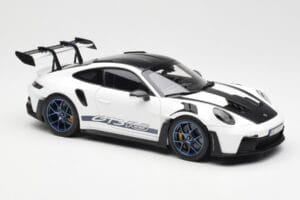 Porsche 911 992 GT3 Weissach Package Weiß & Indigo Blau Norev 1:18 187353 Druckguss — Bild 6 von 8