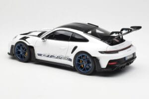 Porsche 911 992 GT3 Weissach Package Weiß & Indigo Blau Norev 1:18 187353 Druckguss — Bild 7 von 8