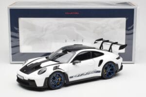 Porsche 911 992 GT3 Weissach Package Weiß & Indigo Blau Norev 1:18 187353 Druckguss — Bild 8 von 8