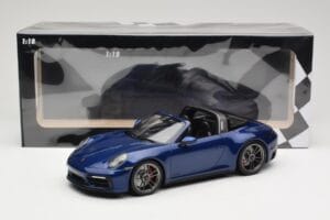 Porsche 911 992 Targa 4 GTS Blue Metallic Minichamps 1:18 155061060 Druckguss — Bild 6 von 6