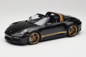 Porsche 911 992 Targa Porsche Design Schwarz & Gold Concept Minichamps 1:18 PORSCHE001 Druckguss