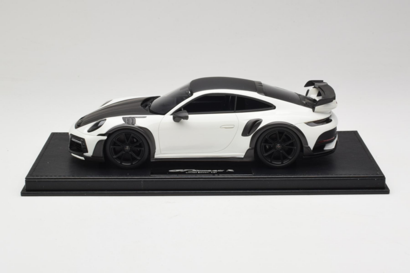 Porsche 911 992 TechArt GTstreet R Weiß Mit Schwarzen Rädern TechArt 1:18 REMC013 Resin