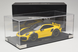 Porsche 911 992 TechArt GTstreet R Gelb Mit Schwarzen Rädern TechArt 1:18 REMC011 Resin — Bild 6 von 6
