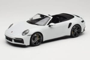 Porsche 911 992 Turbo S Cabriolet White Metallic Minichamps 1:18 155069080 Druckguss