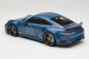 Porsche 911 992 Turbo S Coupe Sport Design Blau Minichamps 1:18 113069073 Druckguss — Bild 7 von 8