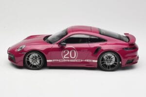 Porsche 911 992 Turbo S mit Sport Design Package Rot Minichamps 1:18 155069172 Druckguss — Bild 3 von 6