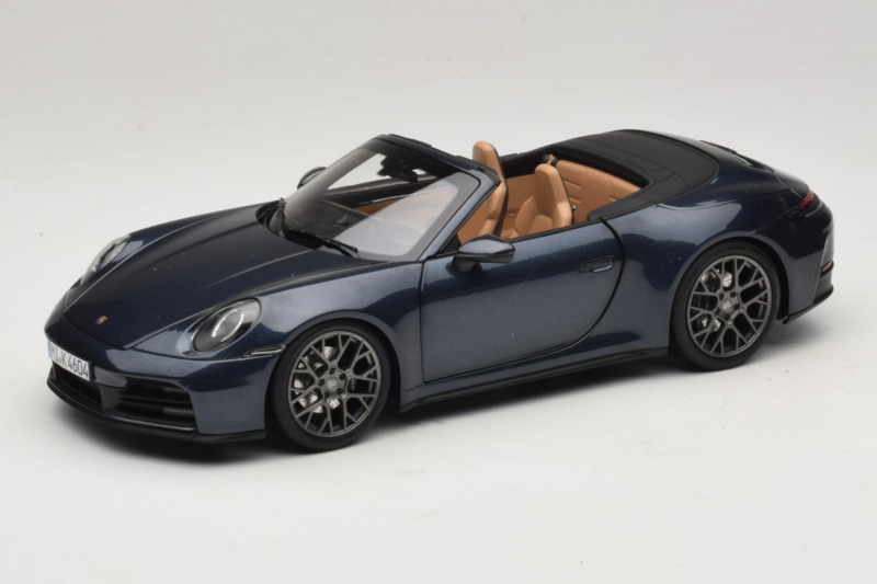 Porsche 911 992.2 Carrera Cabriolet Yachting Blue Norev 1:18 187180 Druckguss