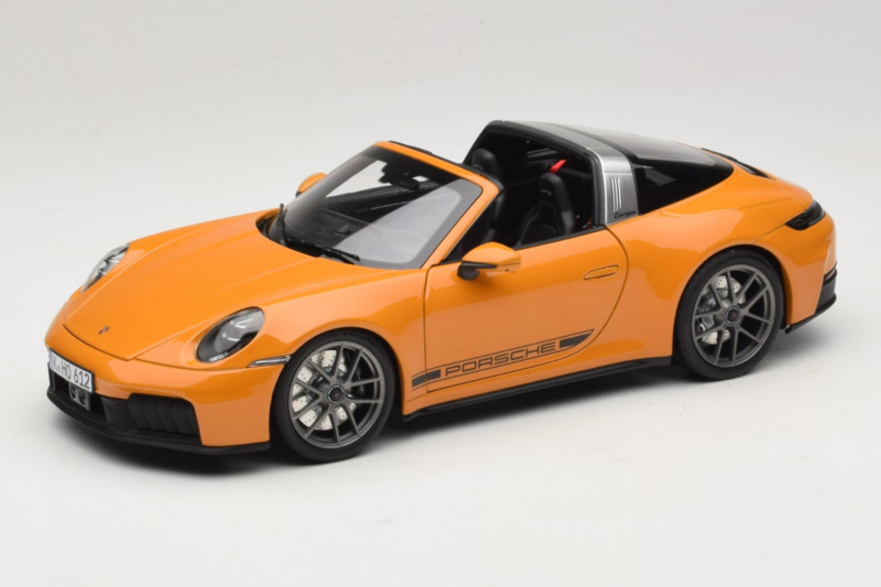 Porsche 911 992.2 Targa 4 GTS Bahama Yellow Norev 1:18 187190 Druckguss