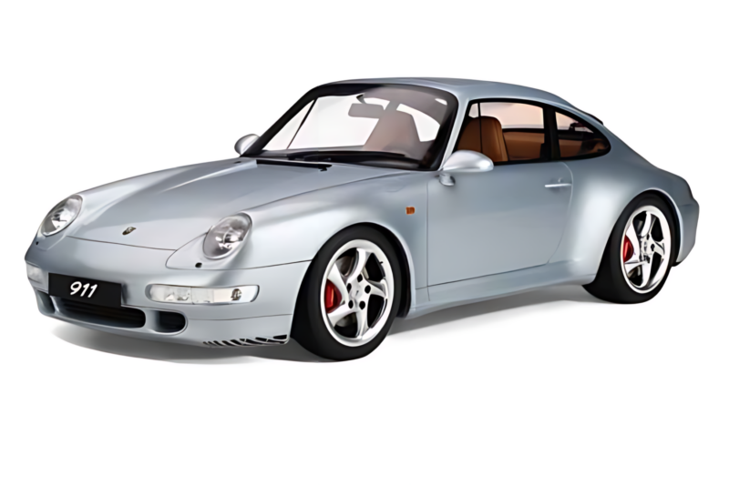 Porsche 911 993 Carrera 4S Silber GT Spirit 1:8 Porsche 911 993 Carrera 4S Silber GT Spirit 1:8 GTS801901 Resin