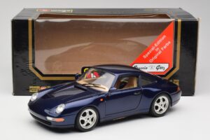 Porsche 911 993 Carrera Cup Blau Braccio & Gotz 1993 Bburago 1:18 3060-M1 Druckguss — Bild 8 von 8