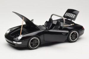 Porsche 911 993 Carrera Cabriolet Schwarz Bburago 1:18 3090-M1 Druckguss — Bild 2 von 8