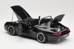 Porsche 911 993 Carrera Cabriolet Schwarz Bburago 1:18 3090-M1 Druckguss — Bild 5 von 8