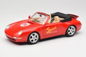 Porsche 911 993 Carrera Cabriolet Rot Bburago 1:18 3090 Druckguss