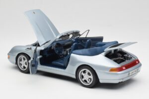 Porsche 911 993 Carrera Cabriolet Silber Maisto 1:18 100299-M1 Druckguss — Bild 5 von 8
