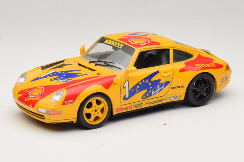 Porsche 911 993 Carrera Cup #1 1993 Bburago 1:18 3050-P1 Druckguss