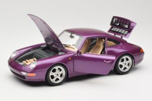 Porsche 911 993 Carrera Lila Bburago 1:18 3060-M2 Druckguss — Bild 2 von 8
