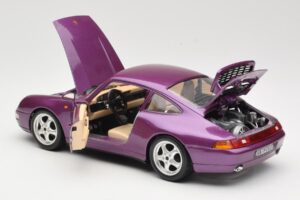 Porsche 911 993 Carrera Lila Bburago 1:18 3060-M2 Druckguss — Bild 5 von 8
