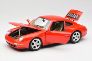 Porsche 911 993 Carrera Rot Bburago 1:18 3050 Druckguss — Bild 2 von 8