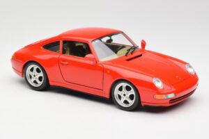Porsche 911 993 Carrera Rot Bburago 1:18 3050 Druckguss — Bild 6 von 8
