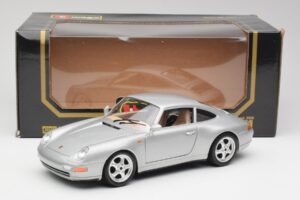 Porsche 911 993 Carrera Silber Bburago 1:18 3050-M1 Druckguss — Bild 2 von 8