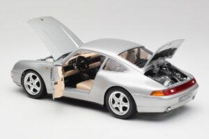 Porsche 911 993 Carrera Silber Bburago 1:18 3050-M1 Druckguss — Bild 7 von 8