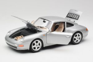 Porsche 911 993 Carrera Silber Bburago 1:18 3050-M1 Druckguss — Bild 8 von 8