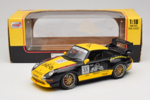 Porsche 911 993 GT2 #55 Schwarz & Gelb Anson 1:18 30325-W Druckguss — Bild 5 von 6