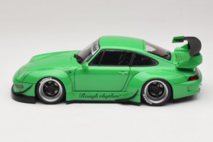Porsche 911 993 RWB Grün Gun Grey Wheels AUTOart 1:18 78151 Komposit — Bild 4 von 8